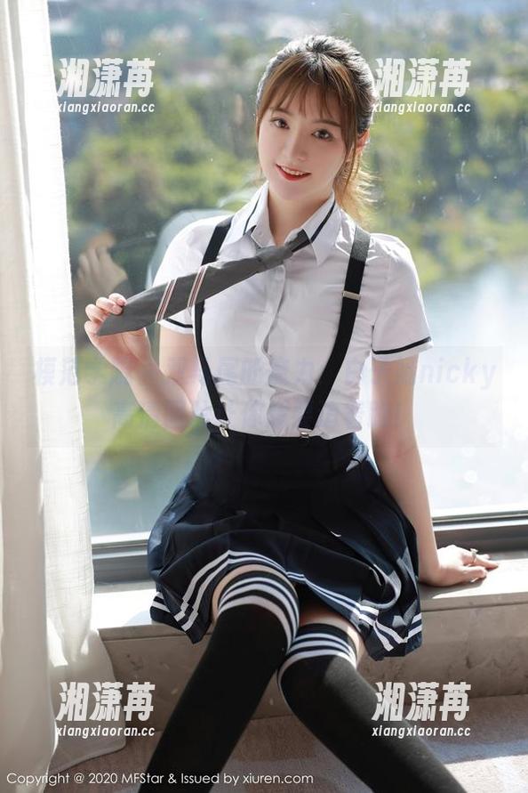 模范学院 - 双马尾的魔力：白子嫣nicky高清图片让你想要追着跑！