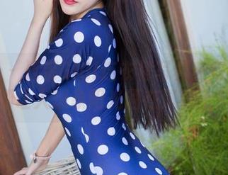 爱蜜社 - 夏茉GIGI连衣裙写真：每一张图都让人想象阳光洒在肌肤上！